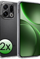 BASEY. BASEY. OPPO Find X9 Hoesje Siliconen - Transparant - 2 PACK