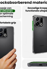 BASEY. BASEY. OPPO Find X9 Hoesje Siliconen Met Screenprotector - Transparant