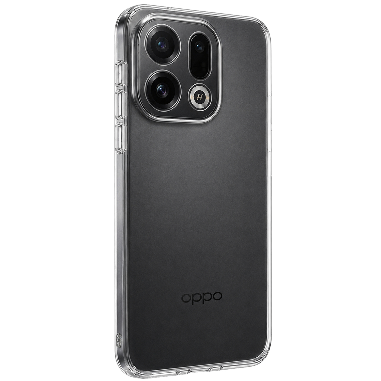 BASEY. BASEY. OPPO Find X9 Hoesje Siliconen Met Screenprotector - Transparant