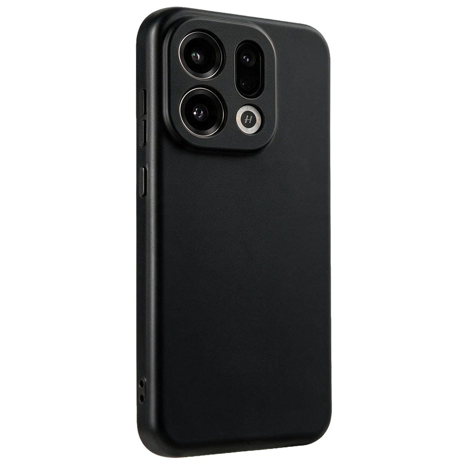 BASEY. BASEY. OPPO Find X9 Hoesje Siliconen Met 2x Screenprotector - Zwart