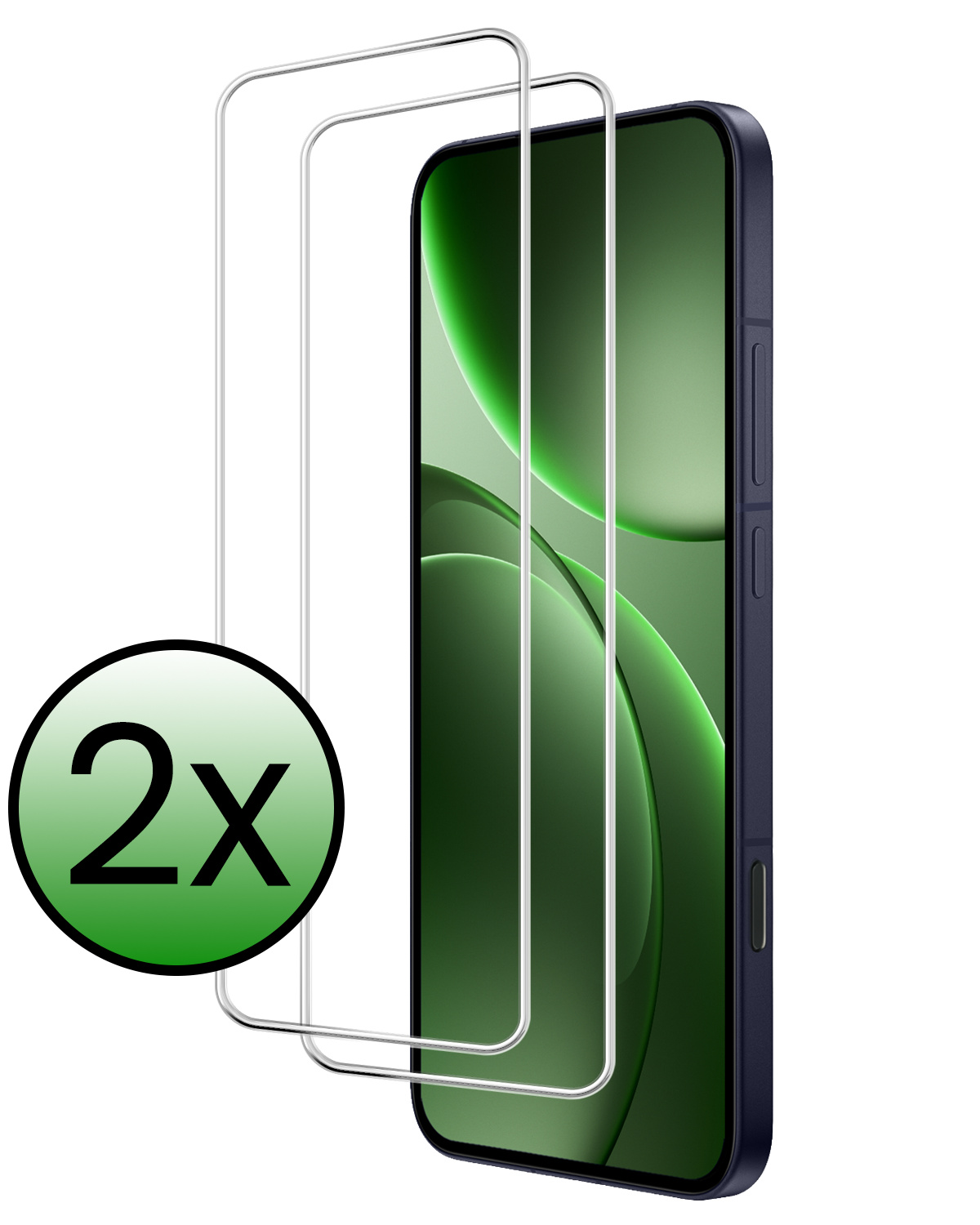 BASEY. BASEY. OPPO Find X9 Pro Screenprotector Glas - 2 PACK