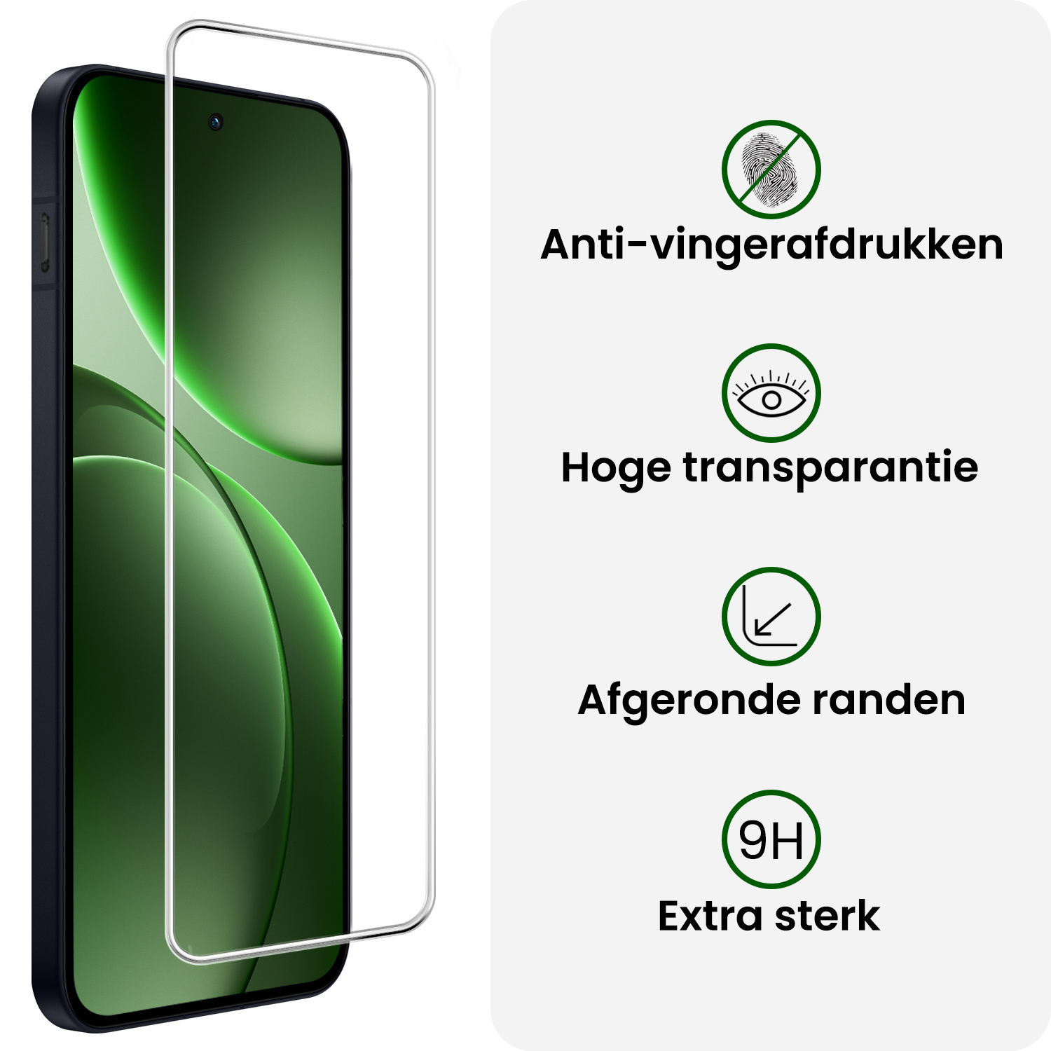 BASEY. BASEY. OPPO Find X9 Pro Screenprotector Glas - 2 PACK