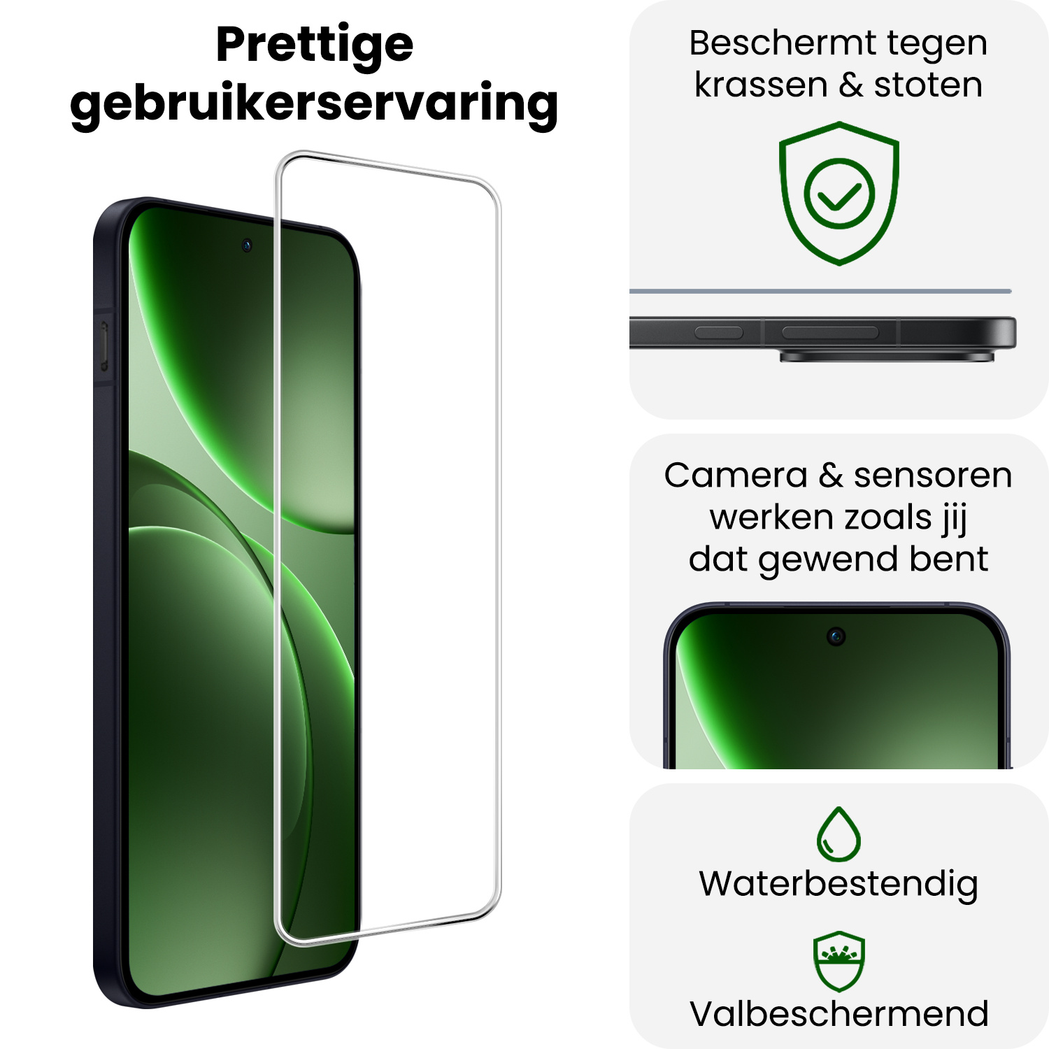 BASEY. BASEY. OPPO Find X9 Pro Screenprotector Glas - 2 PACK