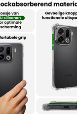BASEY. BASEY. OPPO Find X9 Pro Hoesje Shockproof - Transparant