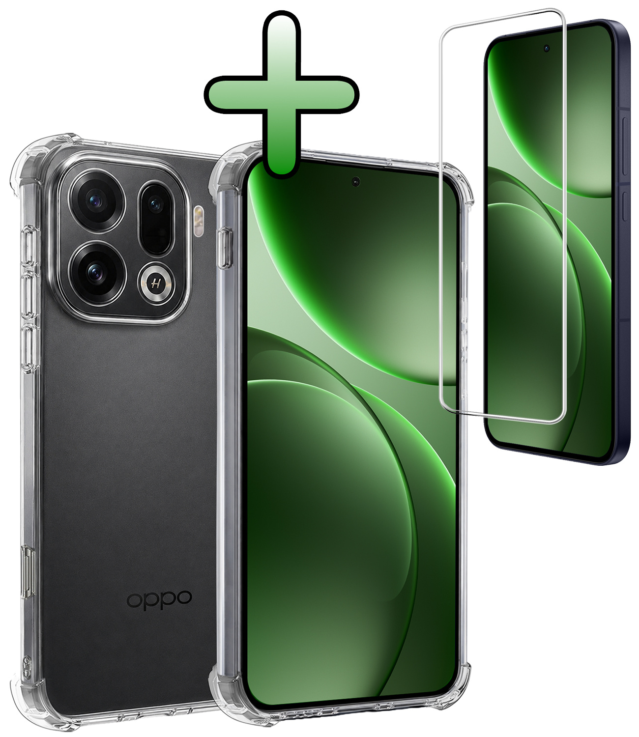 BASEY. BASEY. OPPO Find X9 Pro Hoesje Shockproof Met Screenprotector