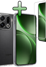 BASEY. BASEY. OPPO Find X9 Pro Hoesje Siliconen Met Screenprotector - Transparant
