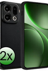 BASEY. BASEY. OPPO Find X9 Pro Hoesje Siliconen - Zwart - 2 PACK