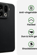 BASEY. BASEY. OPPO Find X9 Pro Hoesje Siliconen - Zwart - 2 PACK