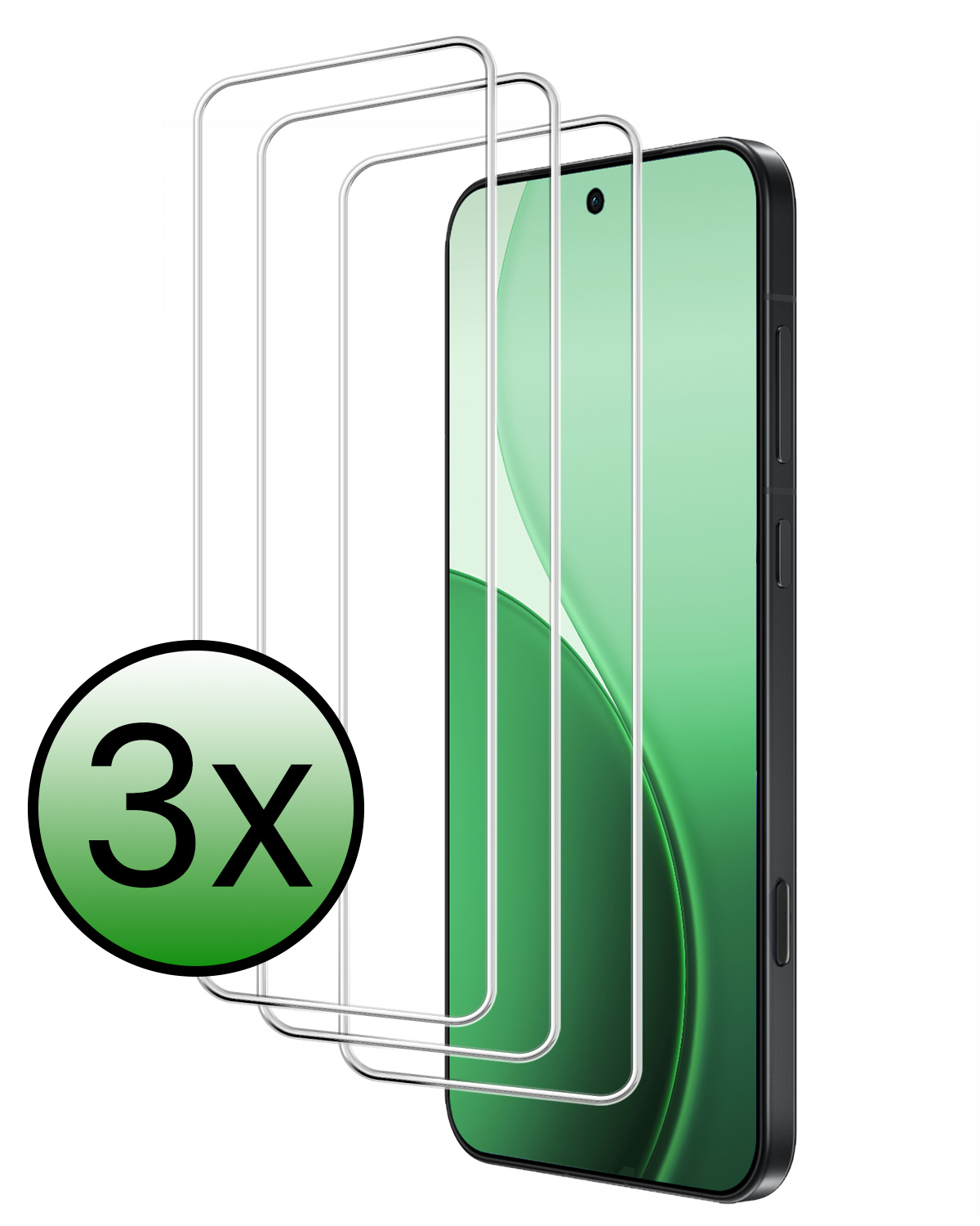 BASEY. BASEY. OPPO Reno14 Screenprotector - 3 PACK