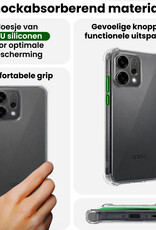BASEY. BASEY. OPPO Reno14 Hoesje Shockproof - Transparant
