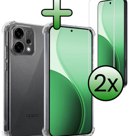 BASEY. BASEY. OPPO Reno14 Hoesje Shockproof Met 2x Screenprotector