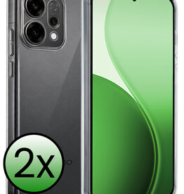 BASEY. BASEY. OPPO Reno14 Hoesje Siliconen - Transparant - 2 PACK