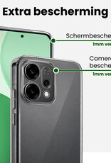 BASEY. BASEY. OPPO Reno14 Hoesje Siliconen - Transparant - 2 PACK
