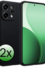 BASEY. BASEY. OPPO Reno14 Hoesje Siliconen - Zwart - 2 PACK