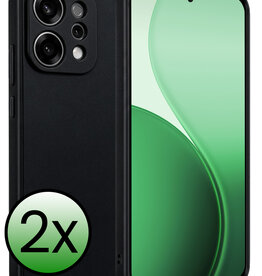 BASEY. BASEY. OPPO Reno14 Hoesje Siliconen - Zwart - 2 PACK