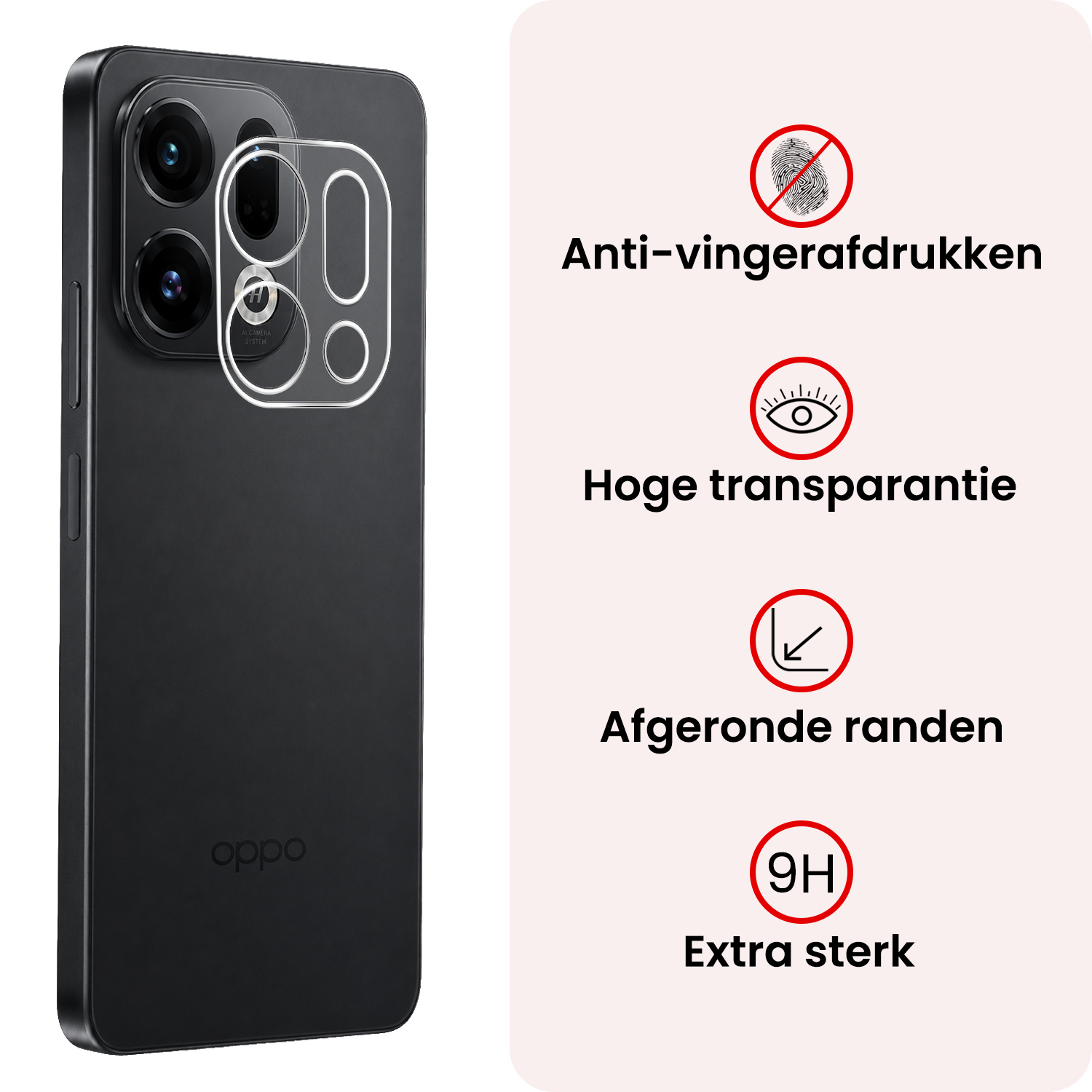 NoXx NoXx OPPO Find X9 Camera Screenprotector