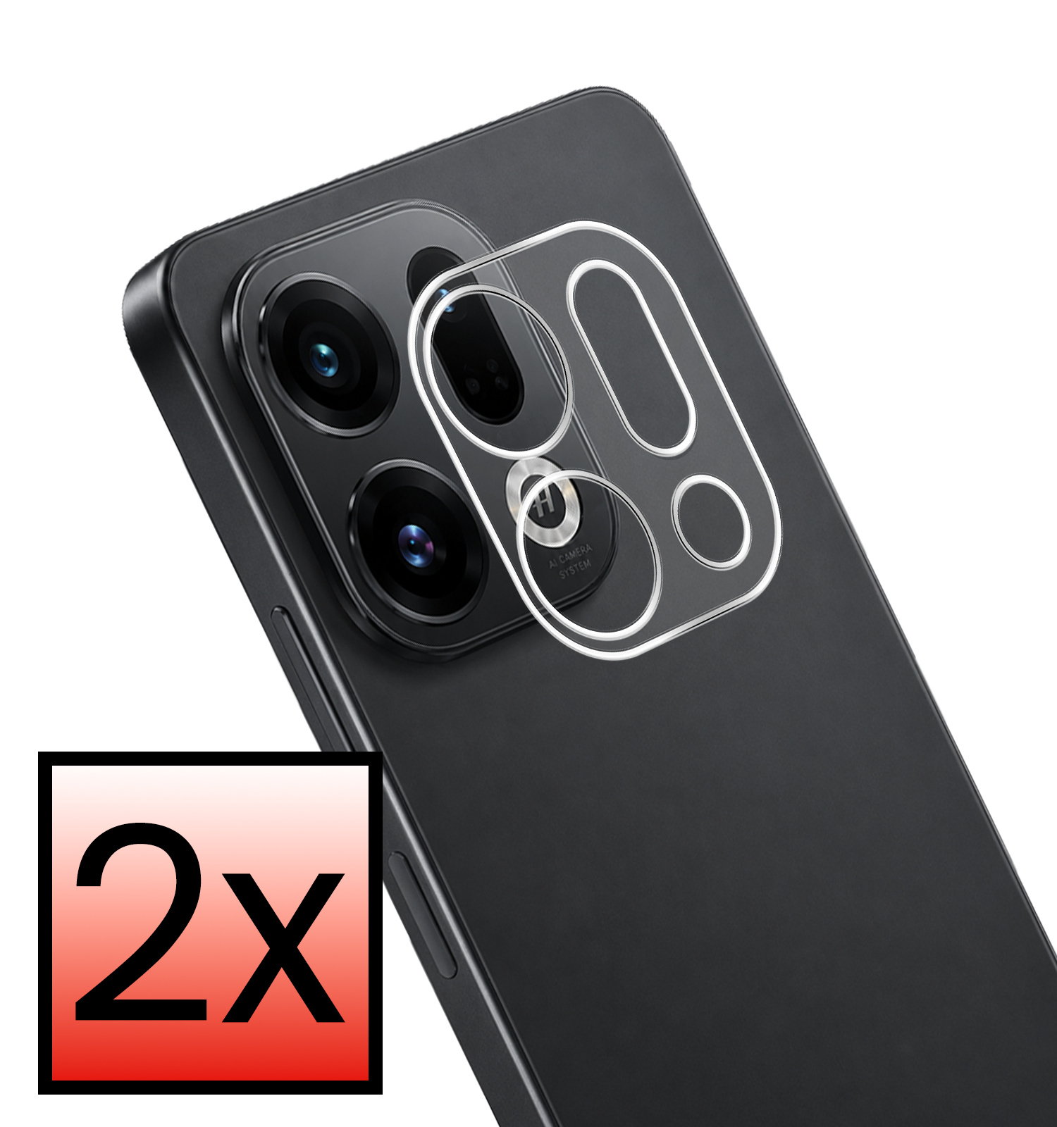 NoXx NoXx OPPO Find X9 Camera Screenprotector - 2 PACK