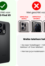 NoXx NoXx OPPO Find X9 Camera Screenprotector - 3 PACK