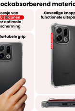 NoXx NoXx OPPO Find X9 Hoesje Shockproof - Transparant