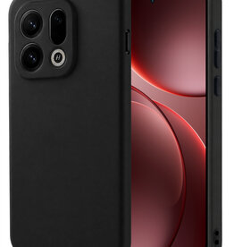 NoXx NoXx OPPO Find X9 Hoesje Siliconen - Zwart