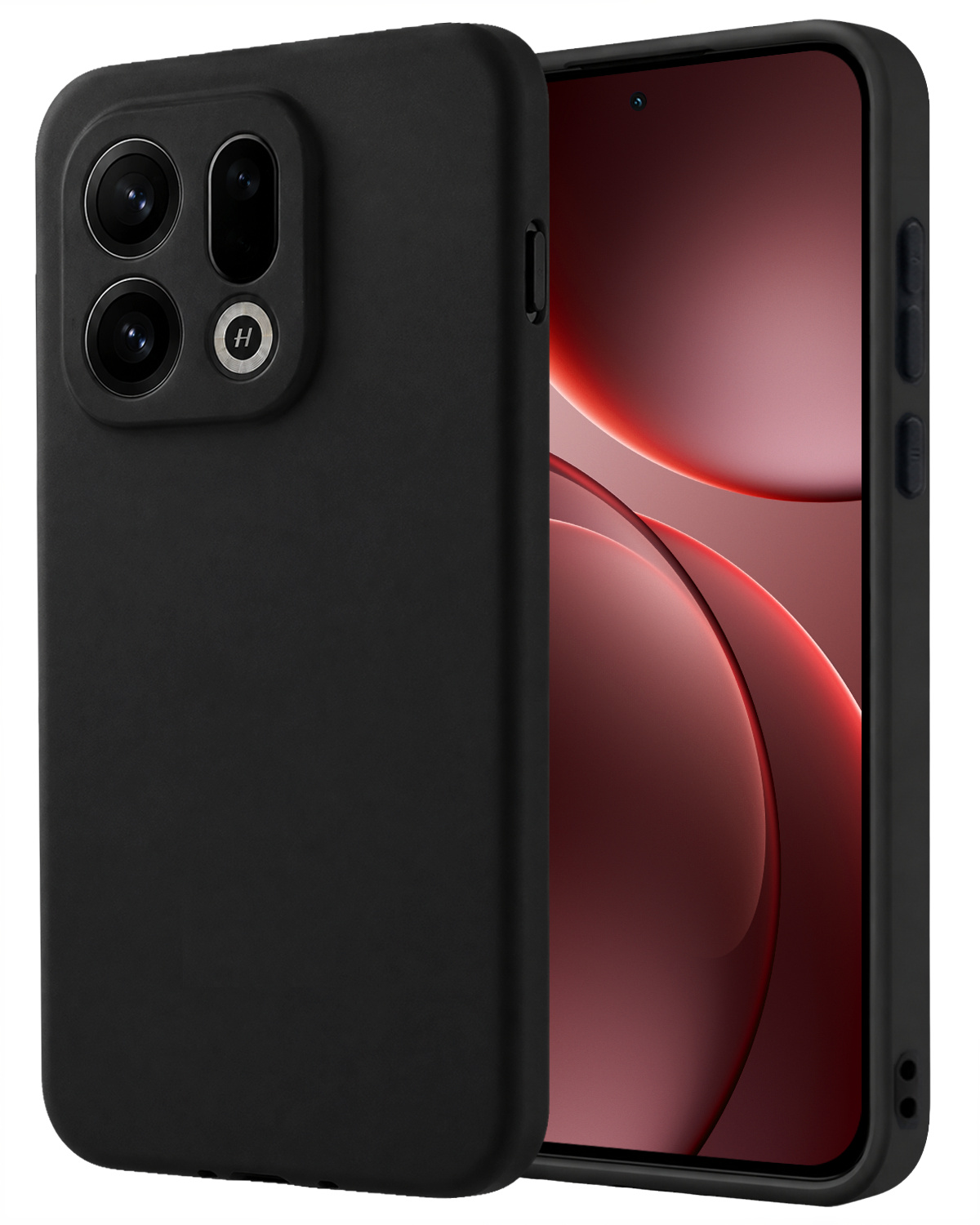 NoXx NoXx OPPO Find X9 Hoesje Siliconen - Zwart
