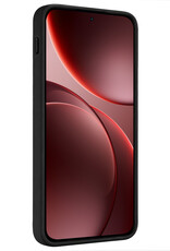 NoXx NoXx OPPO Find X9 Hoesje Siliconen Met 2x Screenprotector - Zwart
