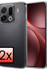 NoXx NoXx OPPO Find X9 Pro Hoesje Siliconen - Transparant - 2 PACK