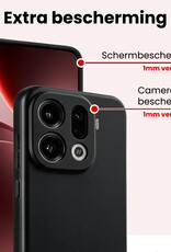 NoXx NoXx OPPO Find X9 Pro Hoesje Siliconen - Zwart - 2 PACK