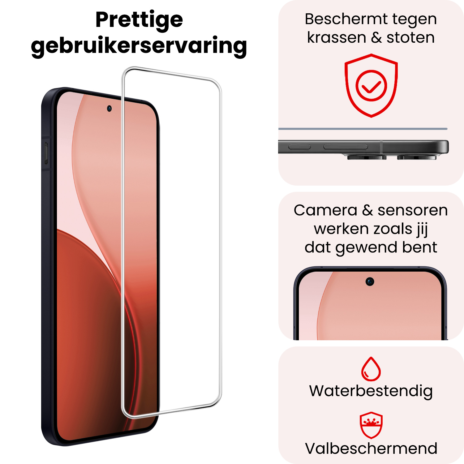 NoXx NoXx OPPO Reno14 Screenprotector - 2 PACK