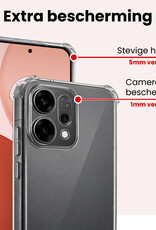 NoXx NoXx OPPO Reno14 Hoesje Shockproof - Transparant - 2 PACK
