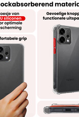 NoXx NoXx OPPO Reno14 Hoesje Shockproof - Transparant - 2 PACK