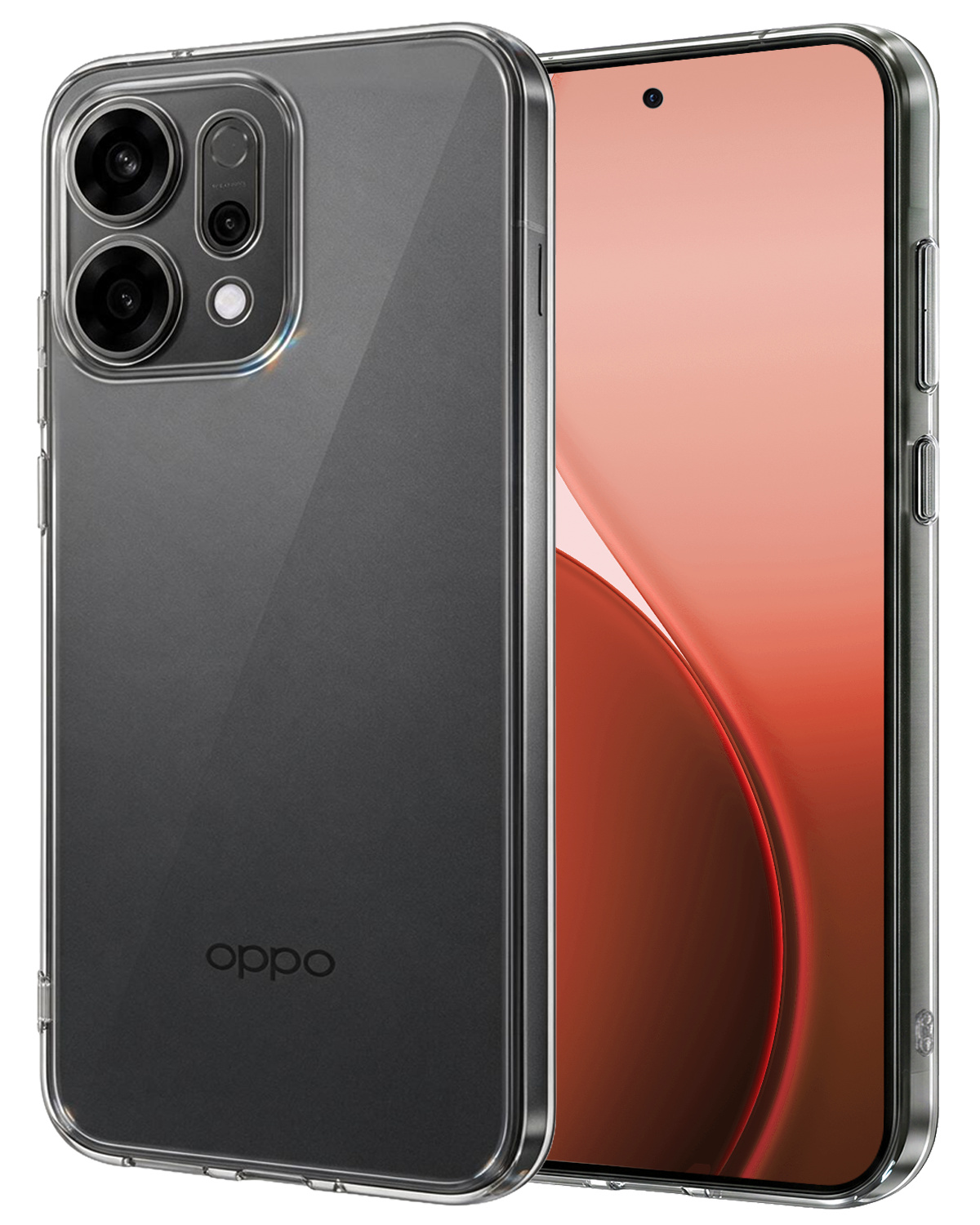 NoXx NoXx OPPO Reno14 Hoesje Siliconen - Transparant