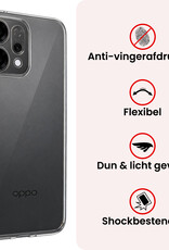 NoXx NoXx OPPO Reno14 Hoesje Siliconen - Transparant - 2 PACK