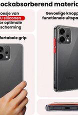 NoXx NoXx OPPO Reno14 Hoesje Siliconen - Transparant - 2 PACK