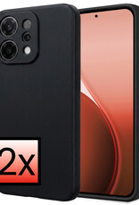 NoXx NoXx OPPO Reno14 Hoesje Siliconen - Zwart - 2 PACK