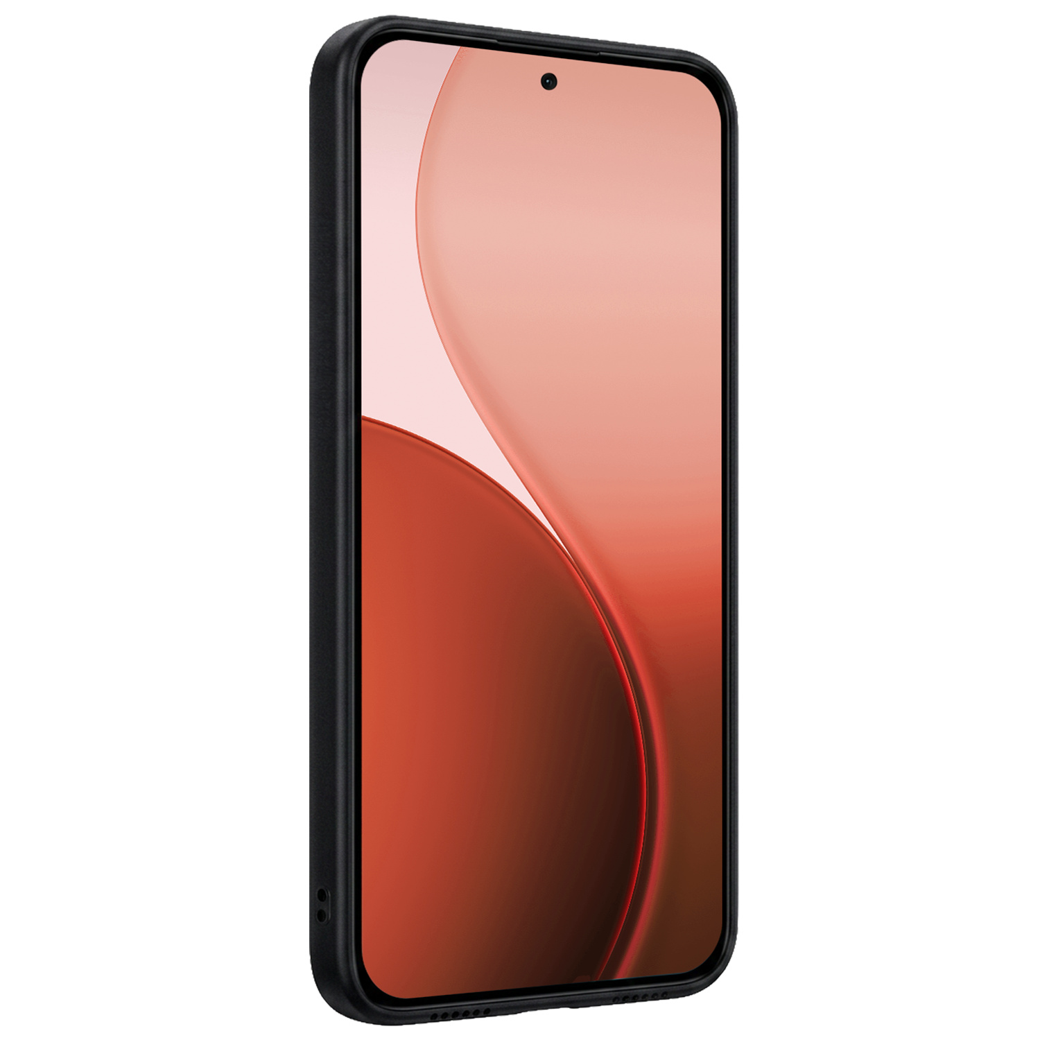 NoXx NoXx OPPO Reno14 Hoesje Siliconen Met Screenprotector - Zwart