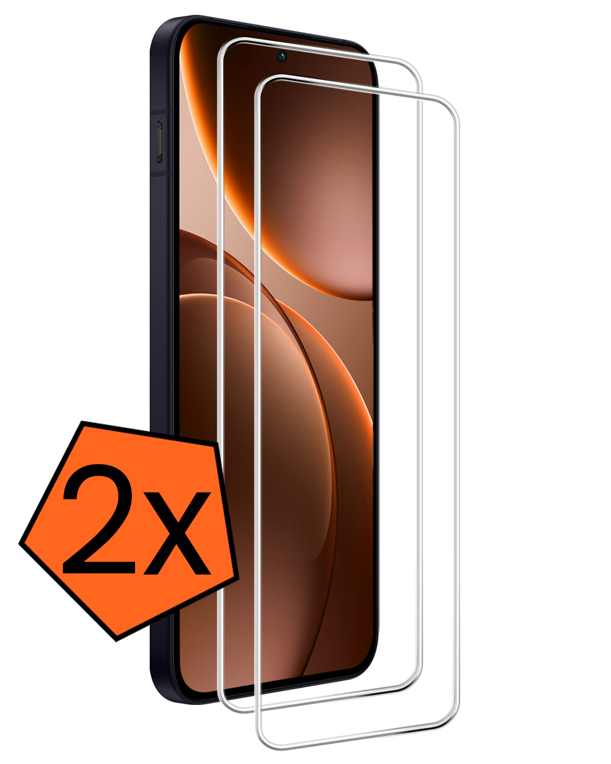 Nomfy Nomfy OPPO Find X9 Screenprotector Glas - 2 PACK