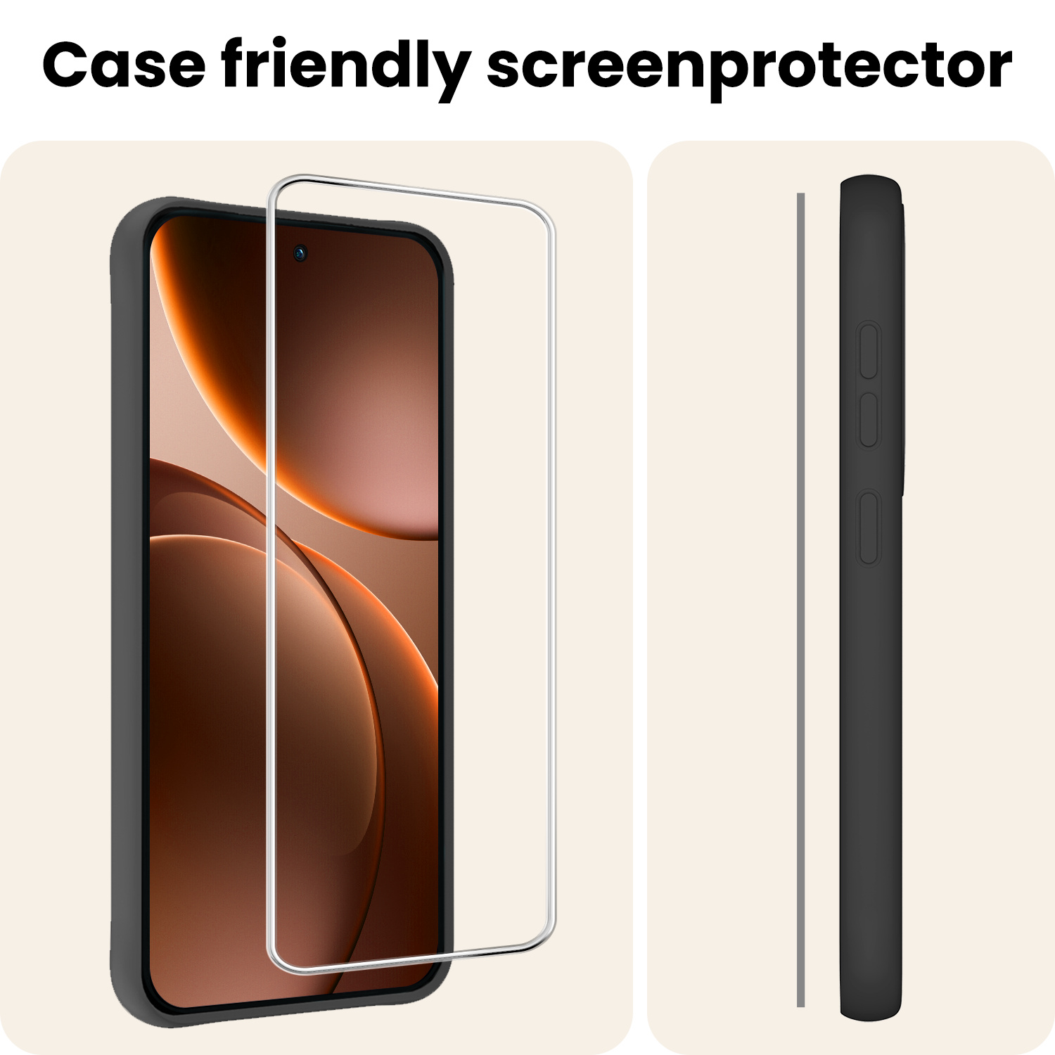 Nomfy Nomfy OPPO Find X9 Screenprotector Glas - 3 PACK