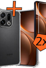 Nomfy Nomfy OPPO Find X9 Hoesje Shockproof Met 2x Screenprotector