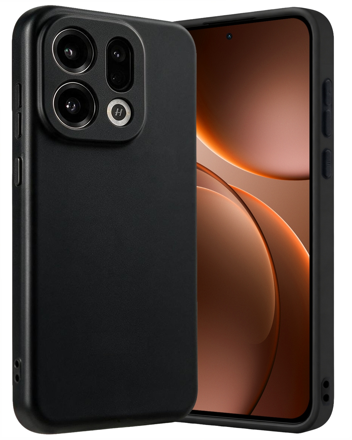 Nomfy Nomfy OPPO Find X9 Hoesje Siliconen - Zwart