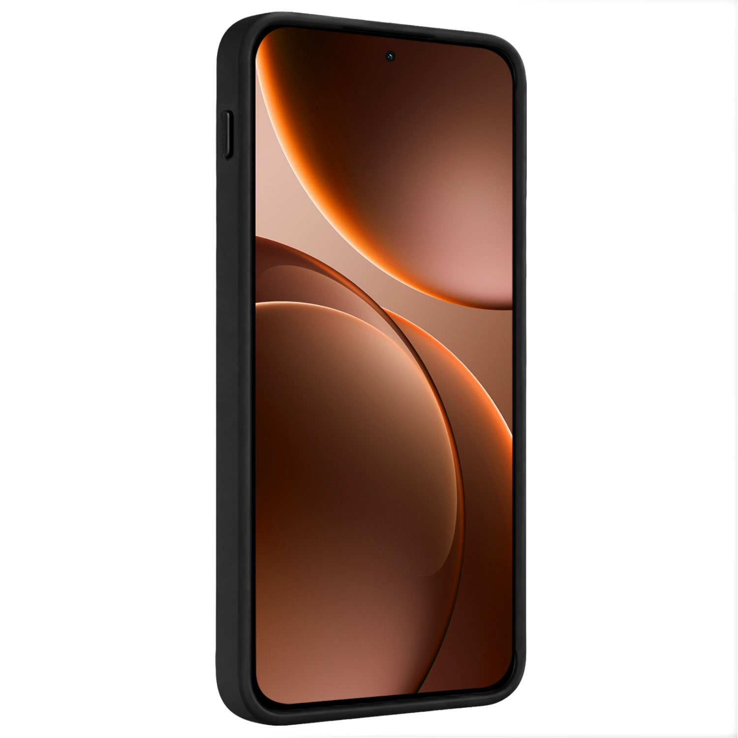Nomfy Nomfy OPPO Find X9 Hoesje Siliconen Met Screenprotector - Zwart