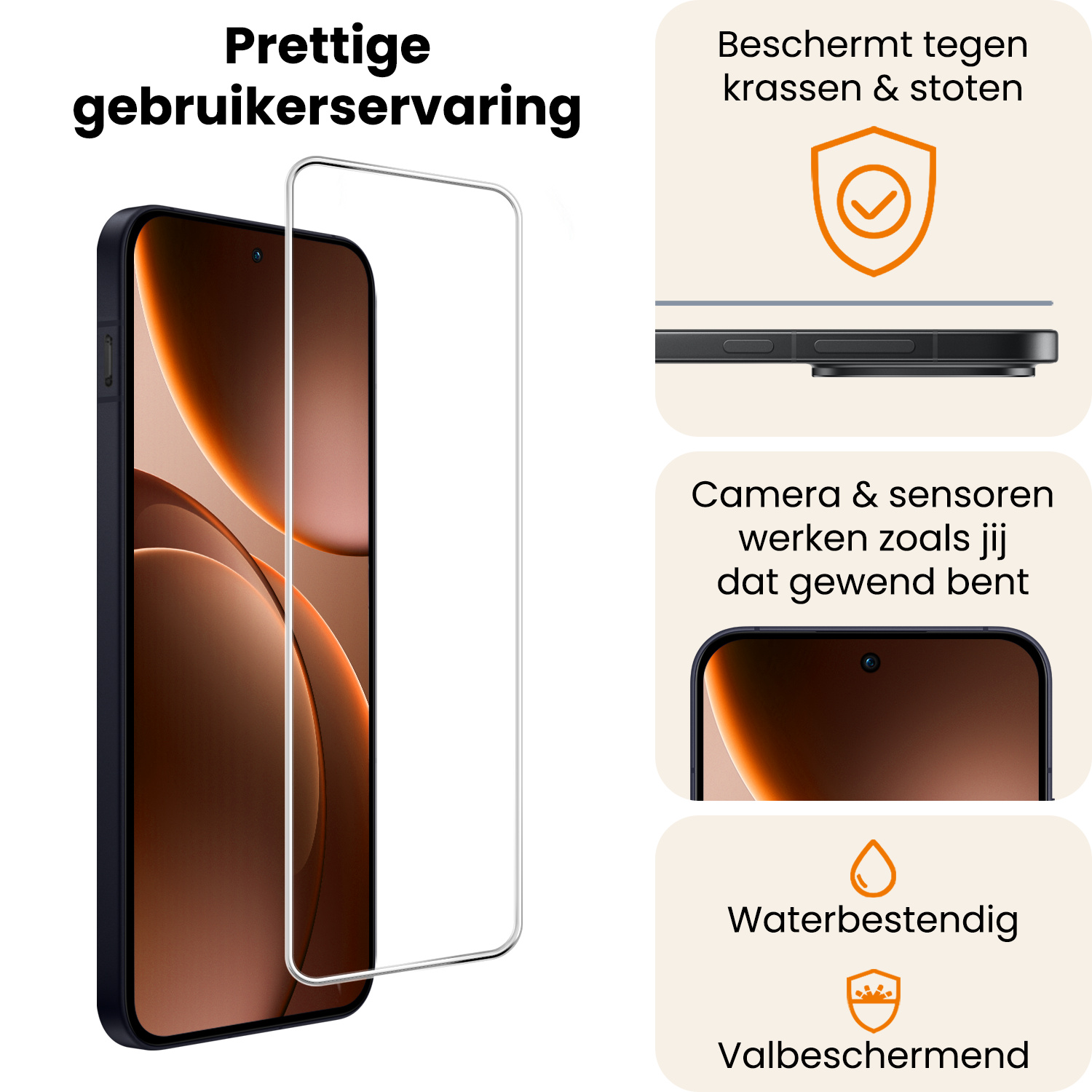Nomfy Nomfy OPPO Find X9 Pro Screenprotector Glas - 2 PACK