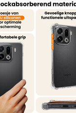Nomfy Nomfy OPPO Find X9 Pro Hoesje Shockproof - Transparant