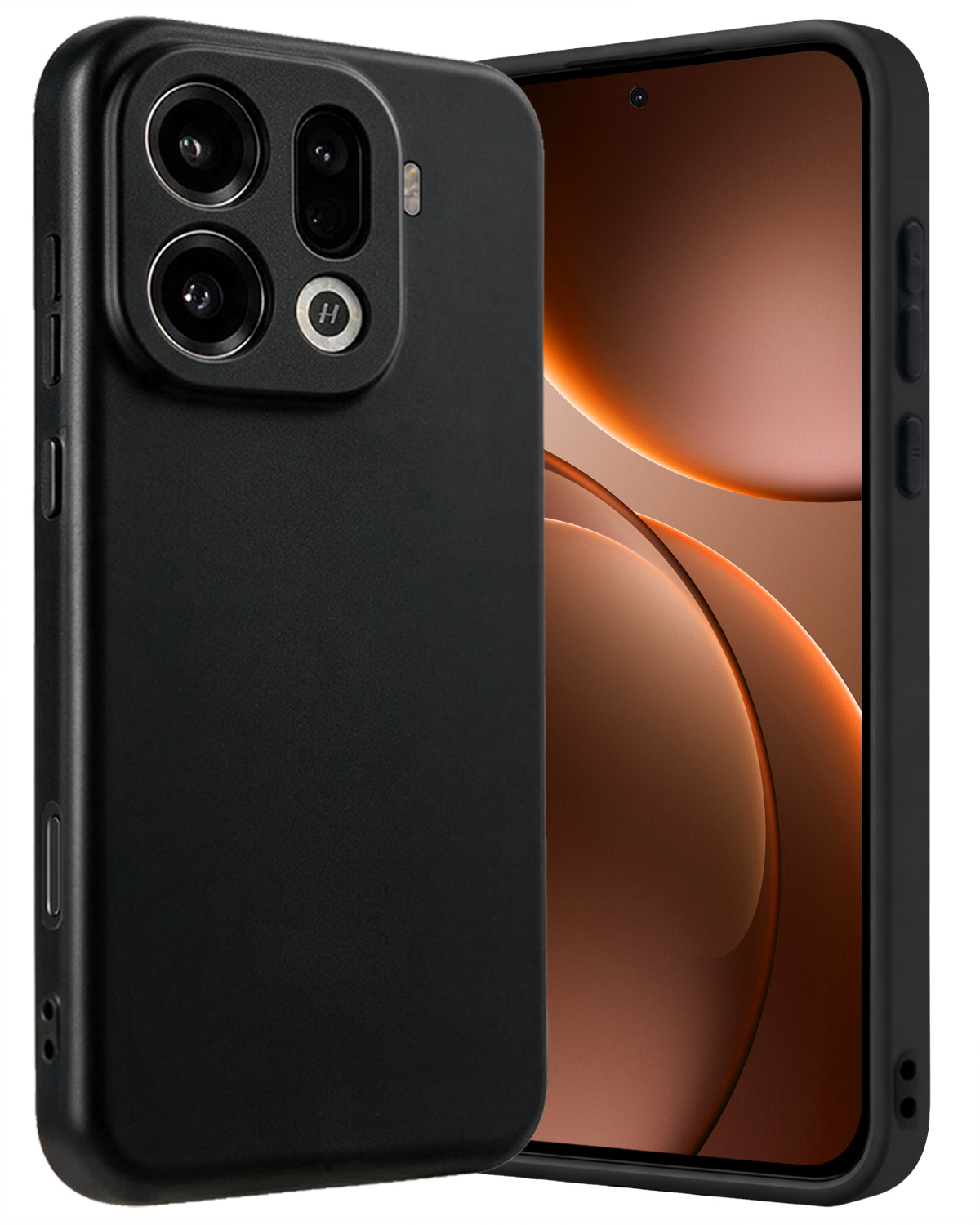 Nomfy Nomfy OPPO Find X9 Pro Hoesje Siliconen - Zwart