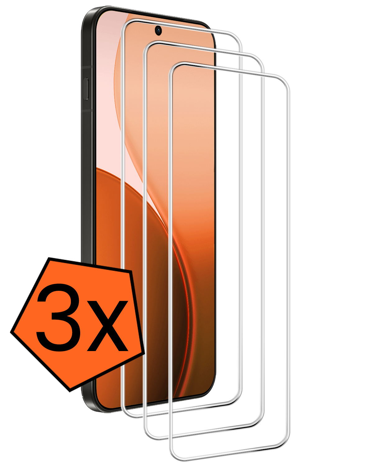Nomfy Nomfy OPPO Reno14 Screenprotector - 3 PACK