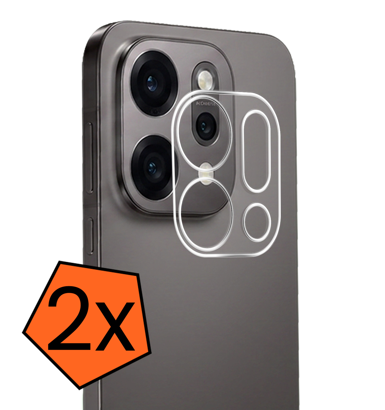 Nomfy Nomfy OPPO Reno14 Camera Screenprotector - 2 PACK