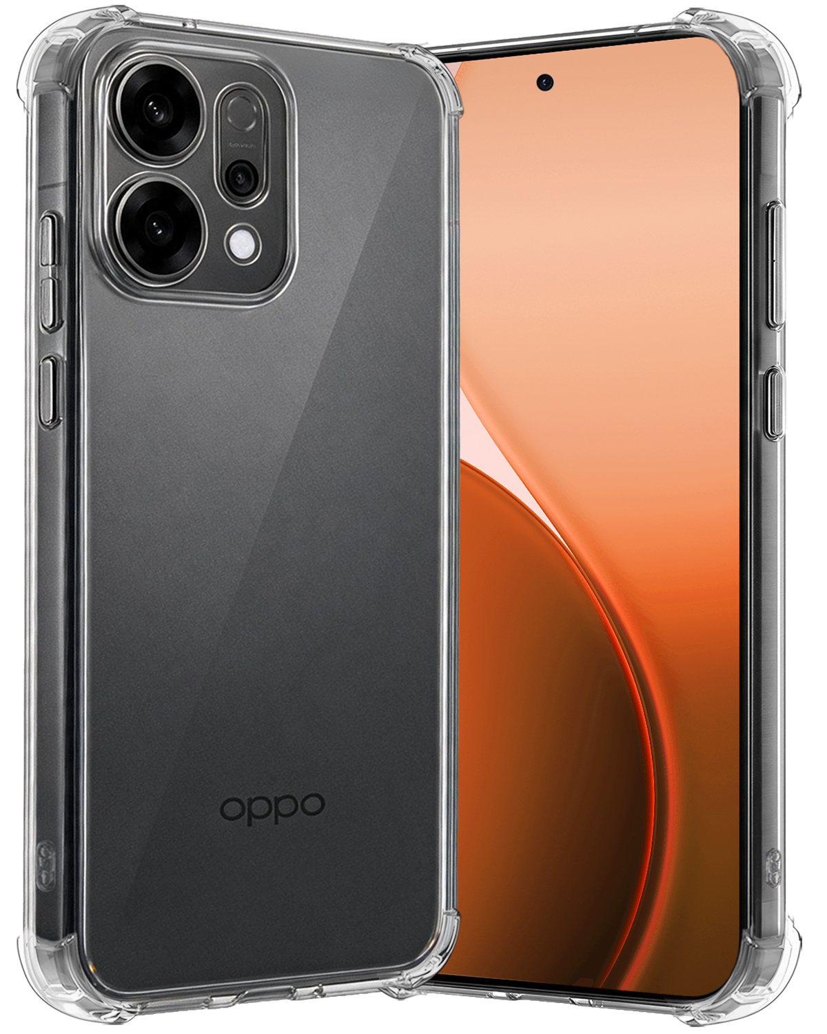 Nomfy Nomfy OPPO Reno14 Hoesje Shockproof - Transparant