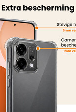 Nomfy Nomfy OPPO Reno14 Hoesje Shockproof - Transparant - 2 PACK