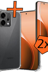 Nomfy Nomfy OPPO Reno14 Hoesje Shockproof Met 2x Screenprotector