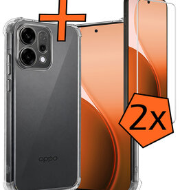 Nomfy Nomfy OPPO Reno14 Hoesje Shockproof Met 2x Screenprotector